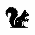 Logo de relocalisation d'écureuils s'infiltrant dans les toitures
