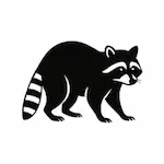 Logo de capture de ratons-laveurs causant des dommages aux bâtiments